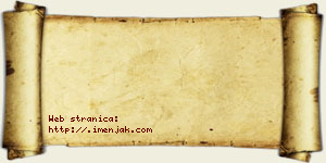 Hana Živaljević vizit kartica